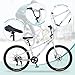 HIMcup 26 Inch Bike Boy Mountain Bike, Freestyle BMX Bikes Children's Bicycle for Boys Girls Age 12+ Years, Outdoor Cycling Bike 7 Speeds Bicycles Aluminium Alloy Frame Bicycle for Boys Girls