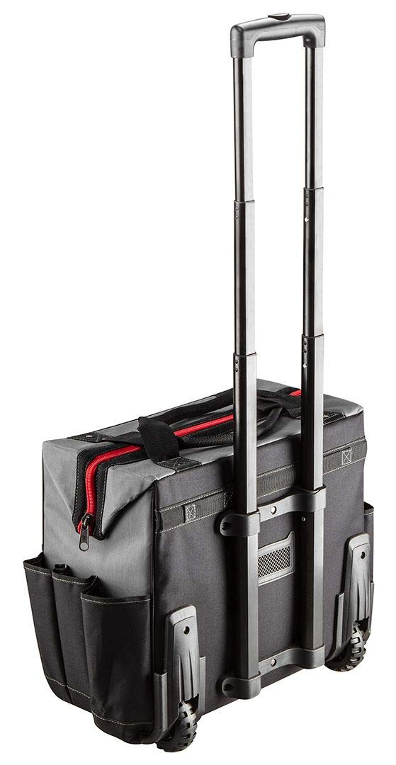 Lot de 2 sacs à outils à roulettes en graphite pour technicien + sac de transport pour outils électriques