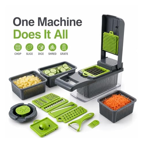 Multi-cortador de verduras 16 en 1 para cocina miniatura 4