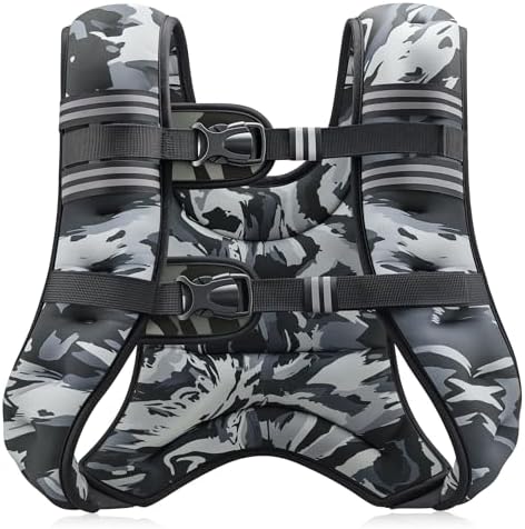ZELUS Weighted Vest, 6lb/8lb/12lb/16lb/20lb/25lb/30lb Weight Vest...