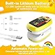 Pulsoximeter Fingeroximeter，Pulsoximeter für Kinder mit TFT-Display – Tragbarer Fingerclip-SpO2-Monitor zur Messung von Blutsauerstoff & Herzfrequenz | Schnelle Ergebnisse in 3-5 Sekunden (gelb)