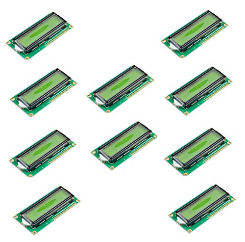 Robotbanao 16×2 Characters (1602) Alphanumeric LCD Display – Green Backlight – Pack Of 10 Robotbanao 16×2 Characters (1602) Alphanumeric LCD Display – Green Backlight – Pack Of 10