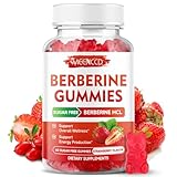 MEENCCD Berberine Gummies with Ceylon Cinnamon, Berberine HCL Supplement for Immune...