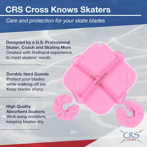 image for CRS Cross Ice Skate Guards, Soakers and Towel Gift Set. Essential Ice 