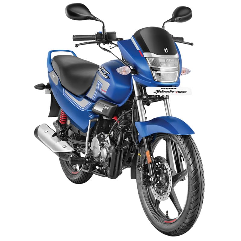 Image of Hero MotoCorp SUPER SPLENDOR BS6 FI DSS C (OBD2B) Motorcycles /Bike Metallic Nexus Blue Booking for Ex-Showroom Price