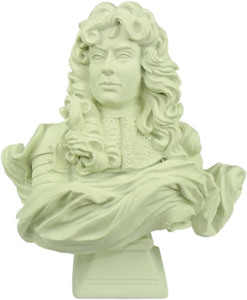 Souvenirs of France - Bust of Louis XIV by Le Bernin - White