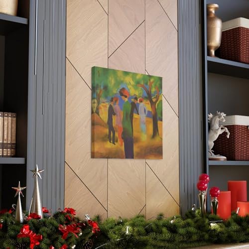 Impression sur toile August Macke | Poster décoration salon - 4
