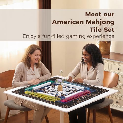 Set Completo de Mahjong Americano con Bolsa Porta Fichas miniatura 6