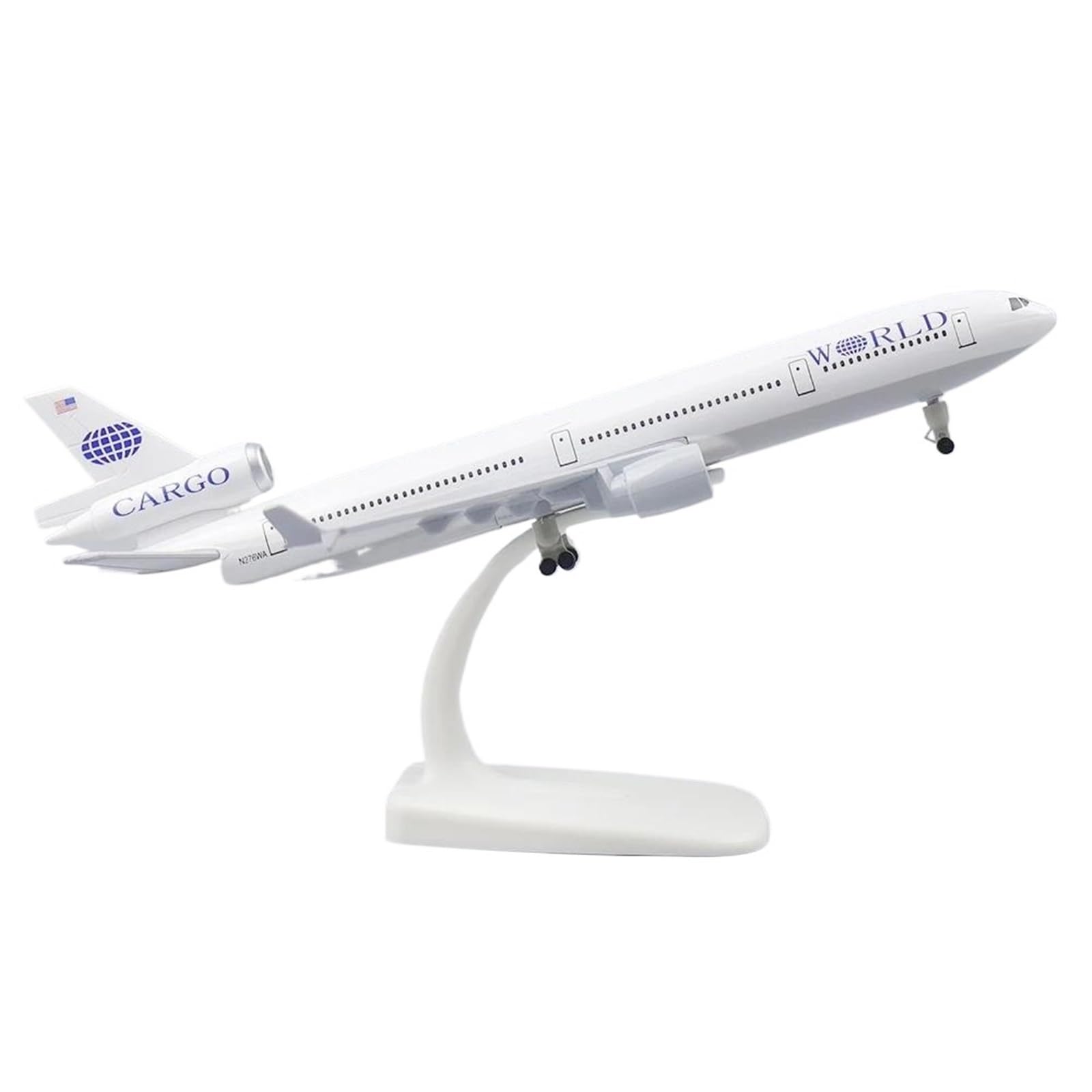 Avión de metal de 20 cm McDonnell para decorar despachos y salas de estudio 8