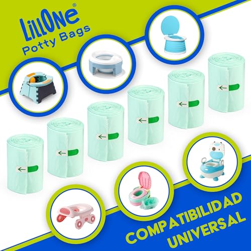 Miniatura 3 de Lillone - 90 Bolsas Universales Para Orinal Portátil Con Cordón - Bolsas Para Entrenamiento Para Orinal Y Orinal - Embalaje De Viaje A Prueba De Fugas Higiene En Casa Y Sobre La Marcha