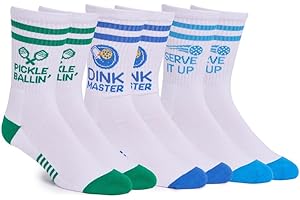 Pickleball Gifts - Performance Pickleball and Tennis Crew Socks