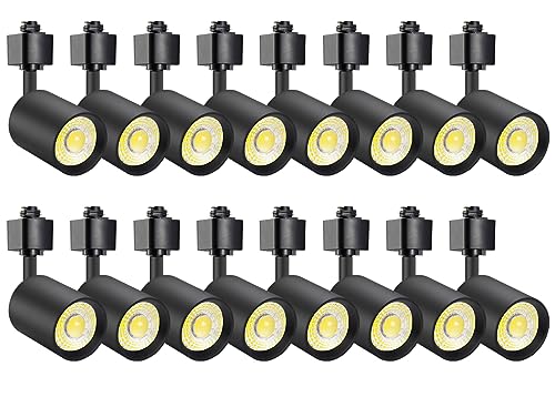 VANoopee 16-Pack 10W Dimmable LED Track Lighting Heads H Type Track Light Replacement Fixtures...