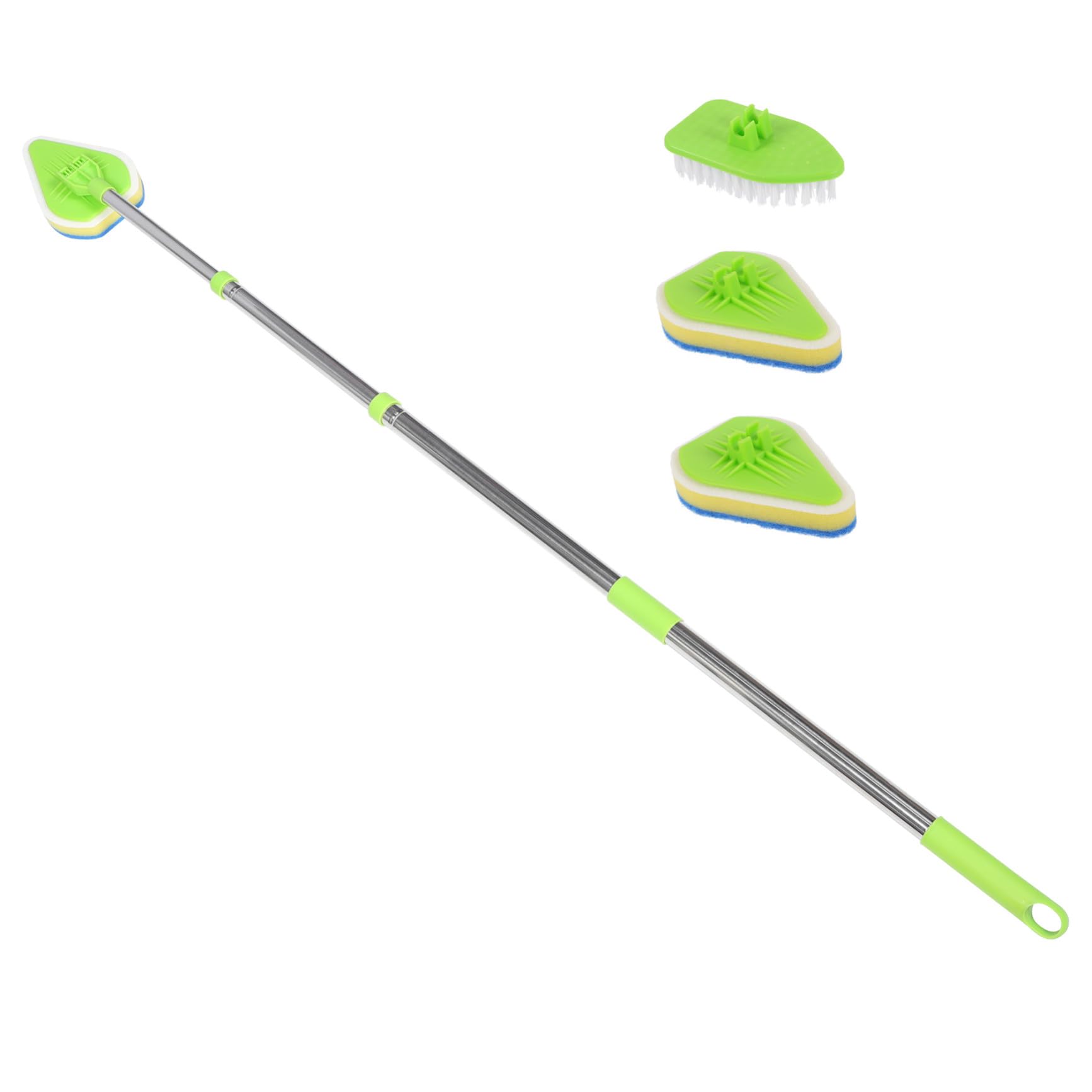 Brosse à récurer électrique à manche extensible pour grand nettoyage
