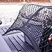 Highly Elastic Cargo Net, Simple Truck Bed Cargo Mesh Organizer, Suitable for Daily Light Loads of Trucks, 4'x4' Stretches to 7'x7' (Double Layer)