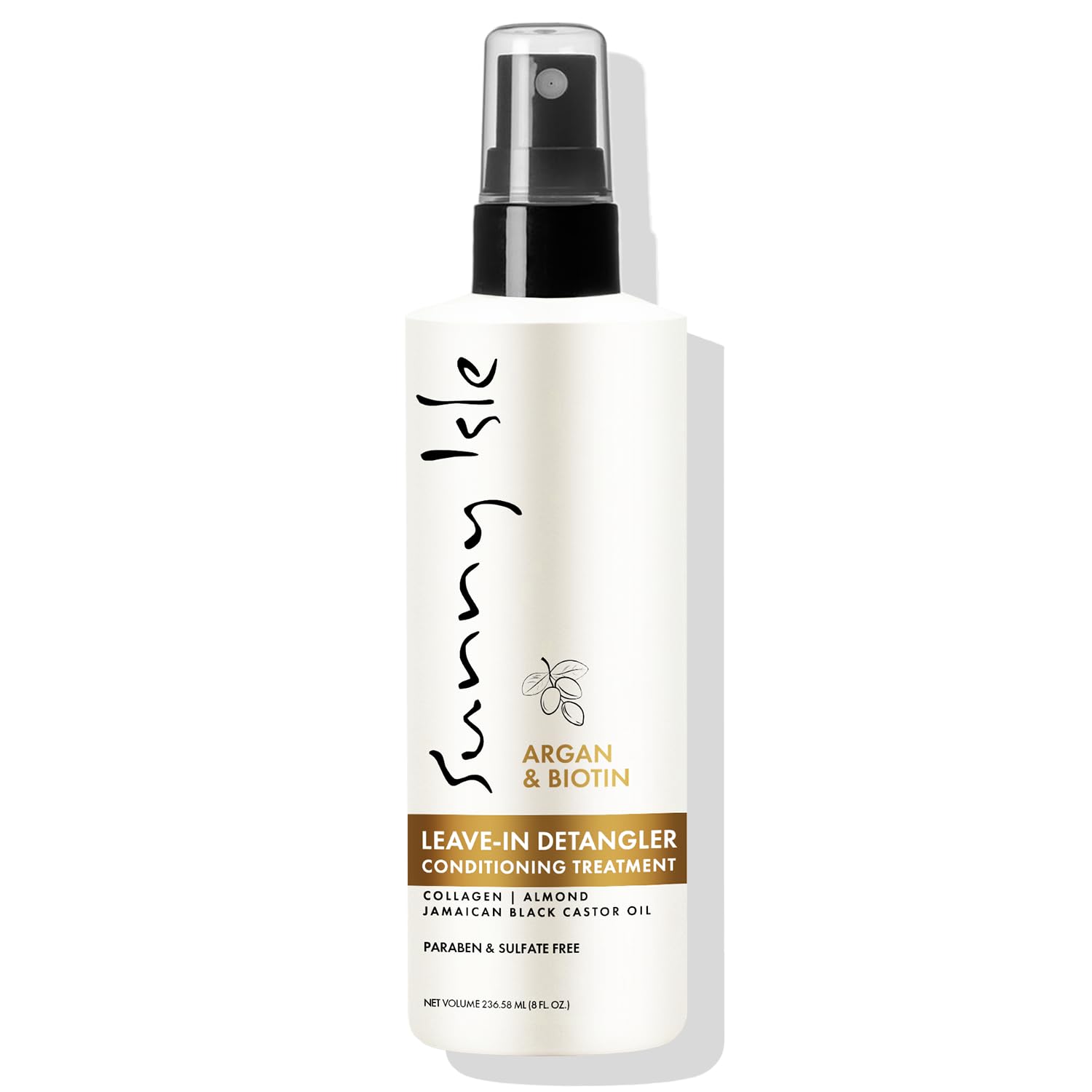 Sunny Isle Argan & Biotin Leave-In Detangler Conditioner 8oz