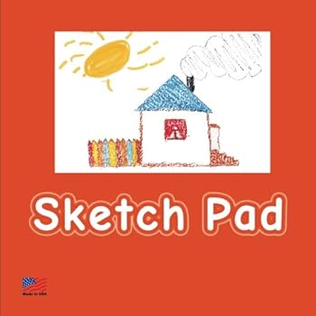 Sketch Pad : Orange - Drawing Sketch Pad, 100 Pages, Soft Cover - [Art for Kids]