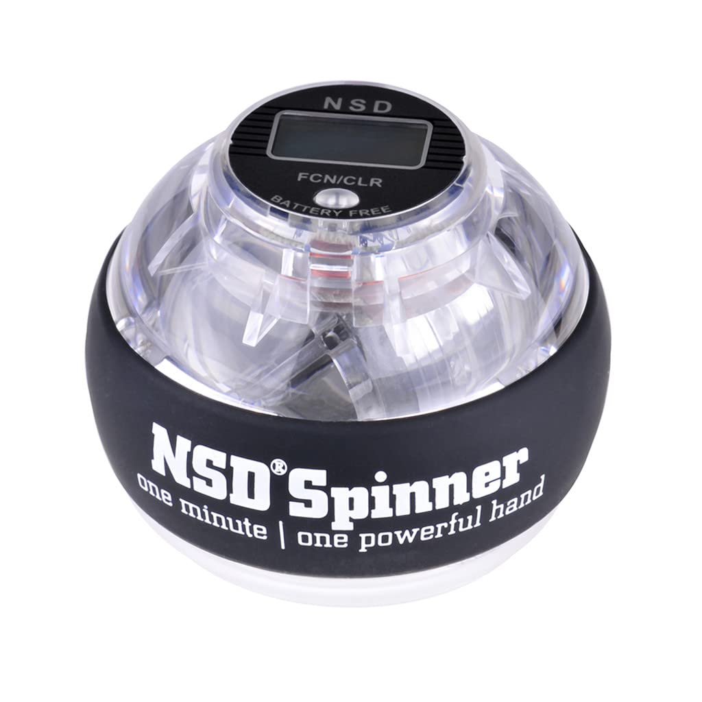 NSD Spinner Regular Pro - Crystal: Stärken Sie Ihren Halt, verbessern Sie die Durchblutung und beschleunigen Sie Ihre Erholung, jetzt mit digitalem Tacho, ideal für Sport und Therapeutische Anwendung.