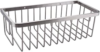 Soporte sólido de acero inoxidable para baño o ducha, de acero cepillado CS004, marca Konhard