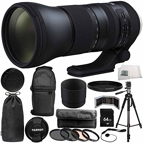 Tamron SP 150-600mm f/5-6.3 Di VC USD G2 for Nikon F 14PC Accessory Bundle - Includes 4PC Warming Filter Kit + More - International Version -  SSE, AFA022N-700