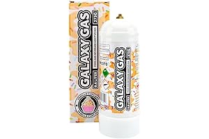 Galaxy Gas Vanilla Cupcake Flavor Whipped Cream Dispenser Cartridge Tank