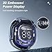 Touch Control Earphones - LED Display True Wireless Audio Set | Stereo In-Ear Buds with Clear Output for Sports, Driving, Fitness, Outdoor Use, Touch Control Earphones - LED Display True Wireless Audio Set | Stereo In-Ear Buds with Clear Output for Sports, Driving, Fitness, Outdoor Use,