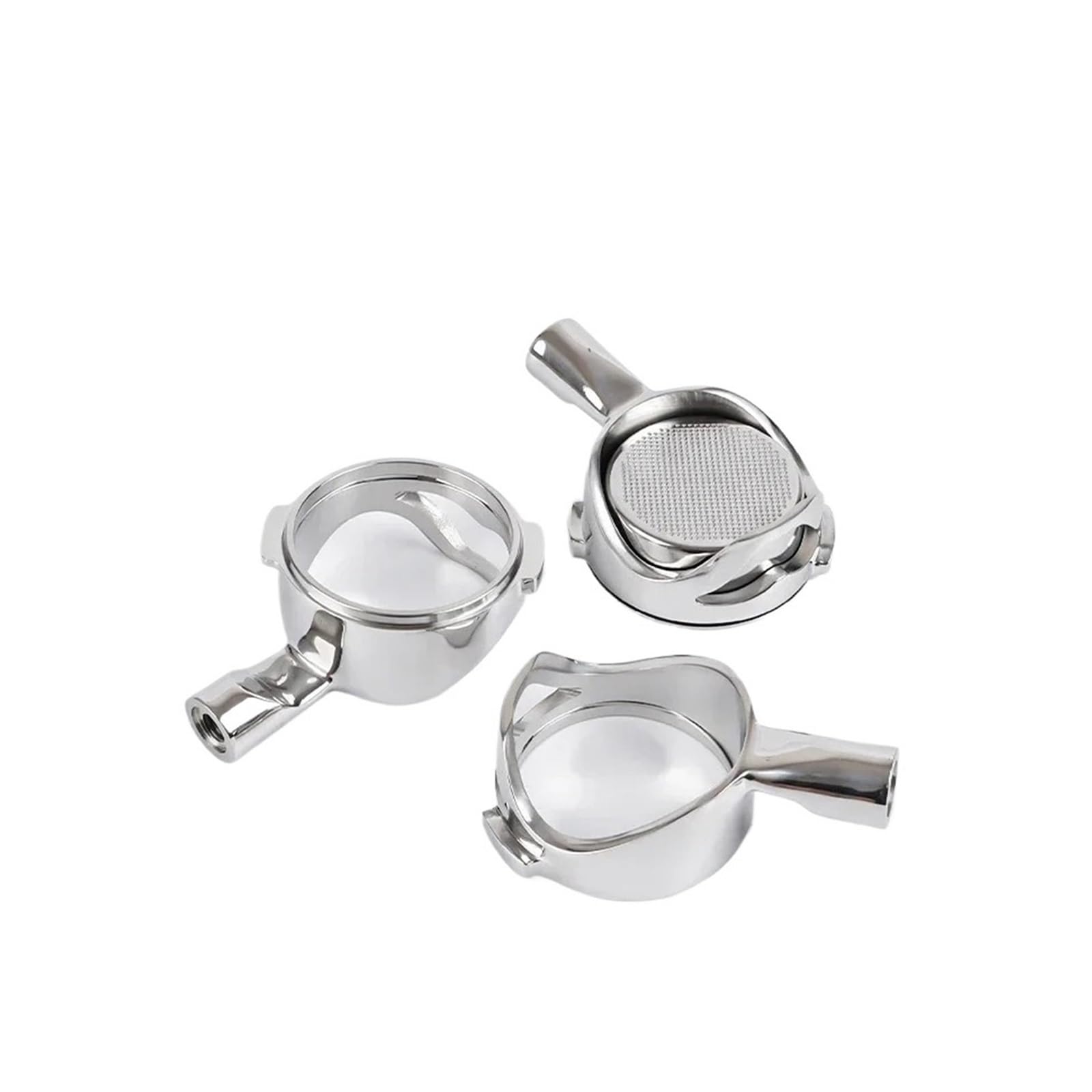 Filtro de mango de café de acero inoxidable, 58MM, 2 orejas, compatible con Gaggia, herramienta de portafiltro hueco sin fondo for cafetera | 58mm-Gaggia-D