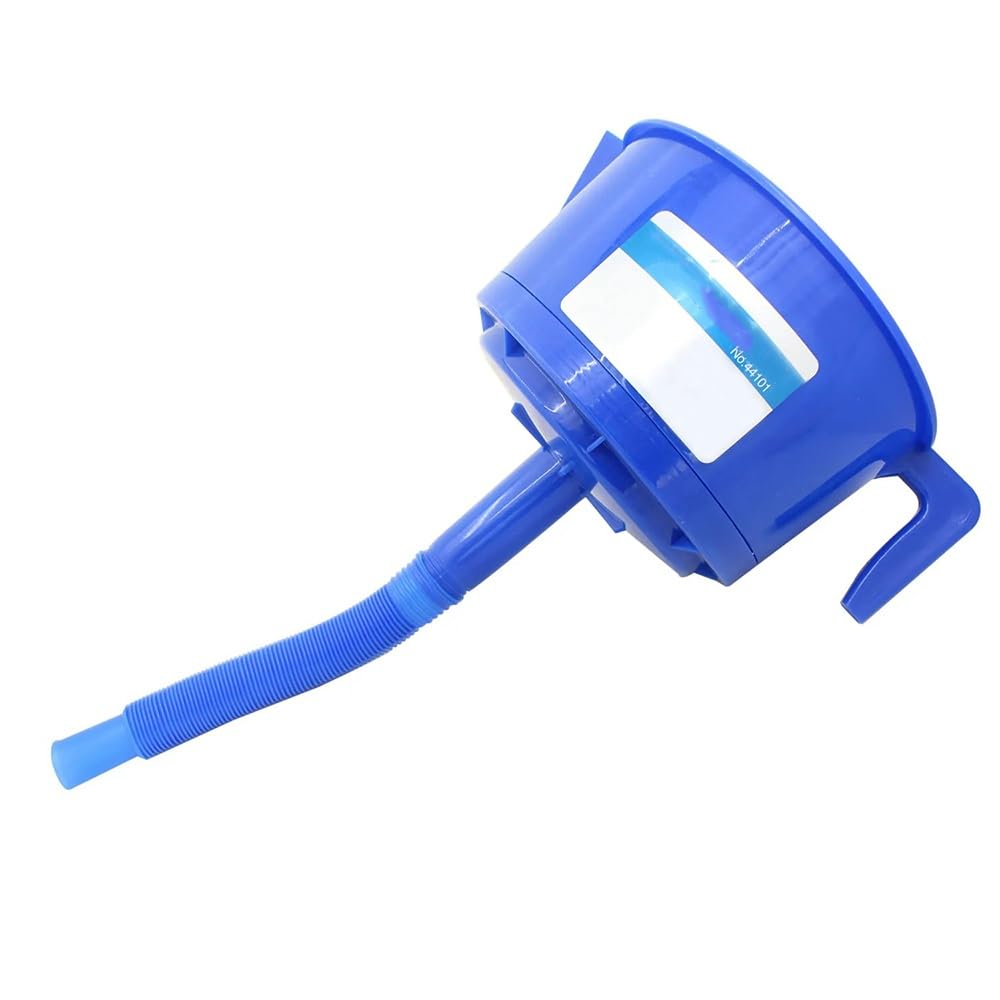 Embudo separador de aceite y agua con manguera de extensión - 1 unidad, equipo de llenado de combustible for automóvil, azul, 22 x 25,5 cm, ideal for gasolina y queroseno