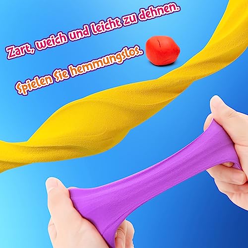 Air Dry Clay 42 Colours, Modelling Clay for Kids DIY Molding Magic Clay for with Tools Soft & Ultra Light - Image 3