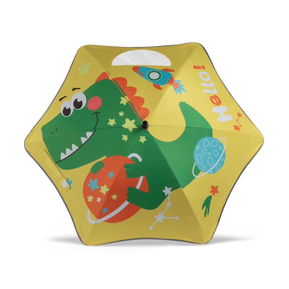 Umbrella for Kids, See-Through Design, 27" Lightweight, Windproof, Child-Safe, See-Through, Sun Protection, Childproof, Fun Prints for School Children, Perfect Umbrella for Boys & Girls-image-30