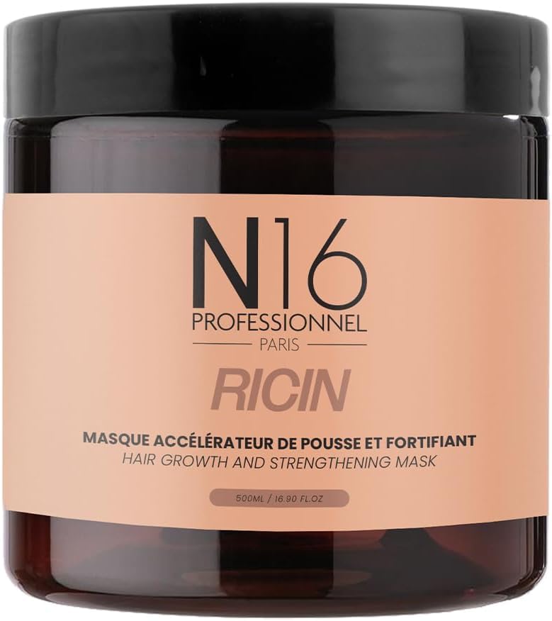Masque Bio Ricin N16 Professionnel - Accélérateur Pousse -...