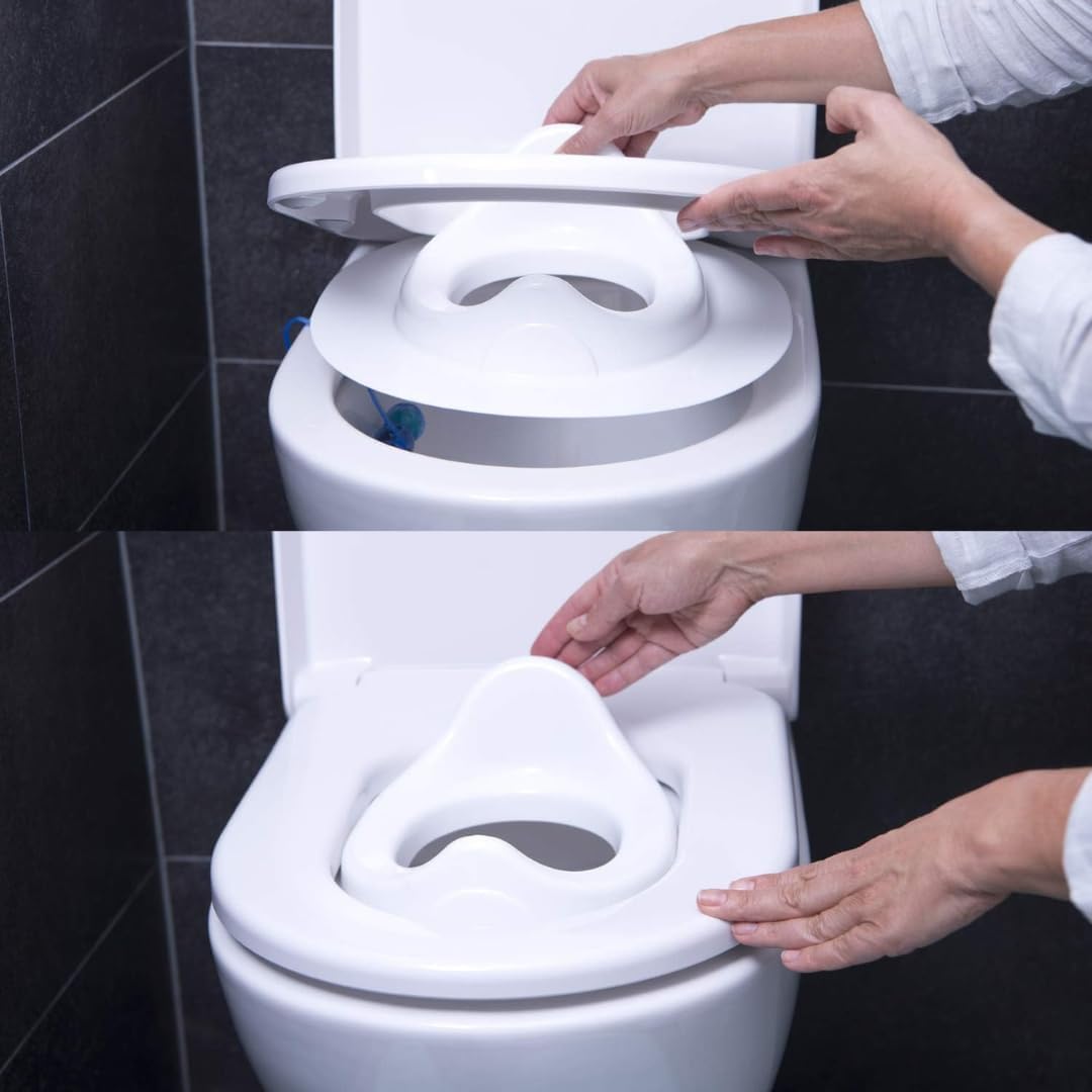 Riduttore WC Per Bambini Con Paperelle - Sedile Universale Colorato E Sicuro - Foto 12