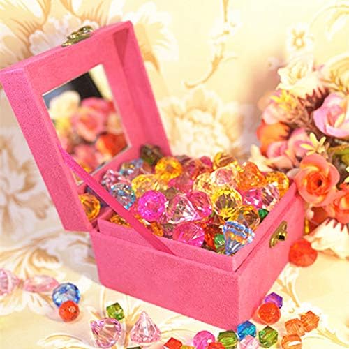 YIJIAOYUN Big Acrylic Diamond Gems, MultiColor Gem Stones for kids, Party Pirate Artificial Jewels Treasure for Home Decoration, 40 Pcs