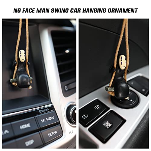 Faceless Male Car Pendant, No Face Man Swing Car Hanging Ornament For Car Interior Ornaments, Cute Anime Car Accessories For Car Rearview Mirror Decoration, Auto Crafts Doll For Office Home. #TOP3