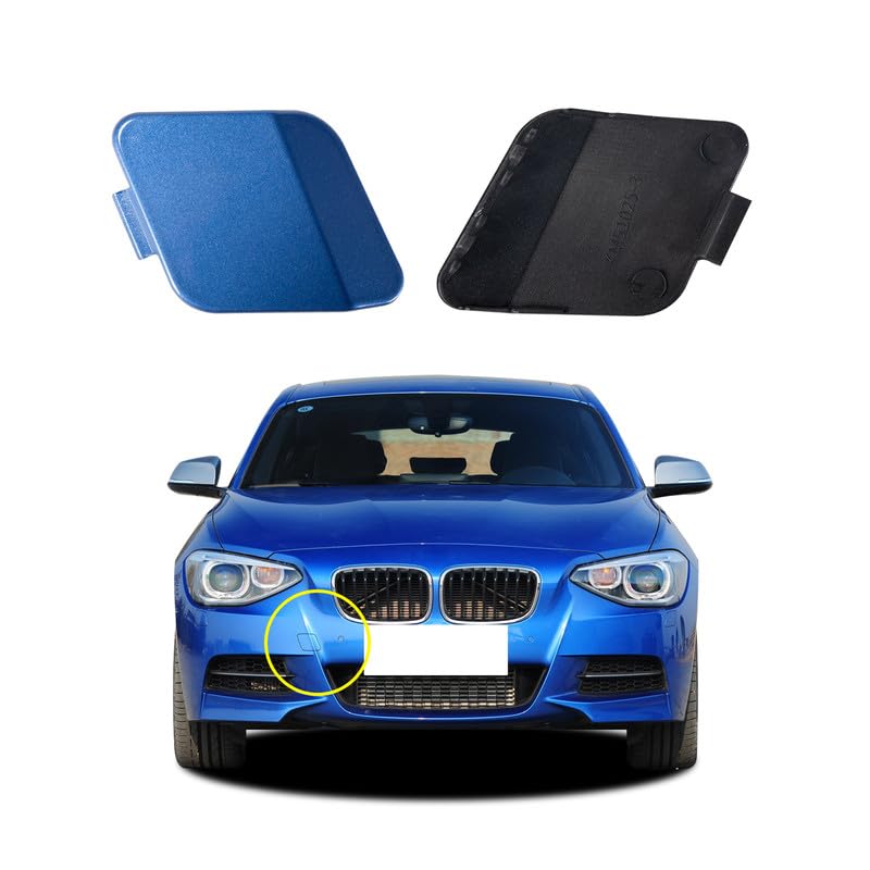 Front Bumper Tow Hook Cover For BMW 1 Series F20/F21 (2012-2014) - Replacement Cap 51117292947, Right Side, ABS Plastic - View #9