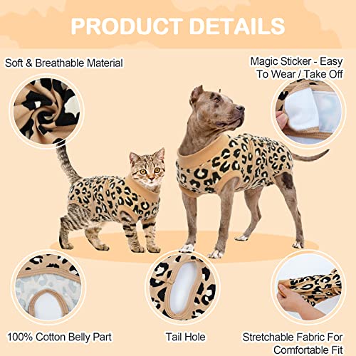 Kuoser-Dog-Recovery-Suit-for-Dogs-After-SurgeryProfessional-Surgical-Onesie-for-Female-Male-Dogs-Spay-NeuterSoft-Dog-Surgery-Suit-Bodysuit-for-Abdominal-Wounds-Skin-DiseaseCoffee-Leopard-2XL Kuoser Dog Recovery Suit for Dogs After SurgeryProfessional Surgical Onesie for Female Male Dogs Spay NeuterSoft Dog Surgery Suit Bodysuit for Abdominal Wounds Skin DiseaseCoffee Leopard 2XL