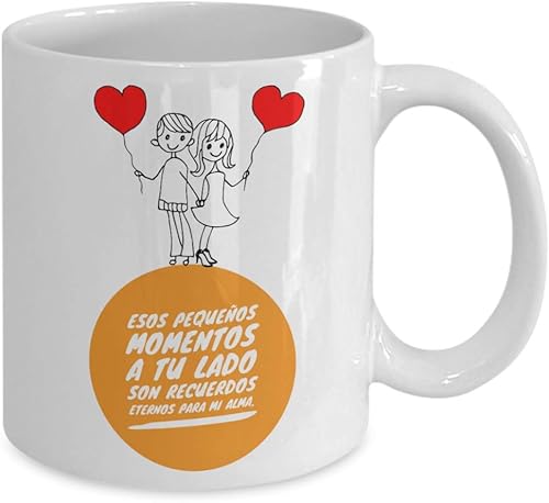 Miniatura 2 de Regalo para novio Taza de Cafe para novio Perfecto regalo para san valentin, aniversario y para enamorado Vaso con afirmaciones positivas, teacu