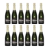 Champagne Lanson Le Black Label Schaumwein Weiss Brut VEGAN Frankreich inkl. FeinWert E-Book (12 x 0.75 l)