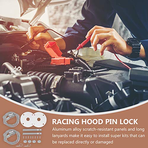 FAVOMOTO Pin Gancho Com Acessórios Aparência Da Liga de Alumínio Car Racing Capa Pin Bloqueio Kit