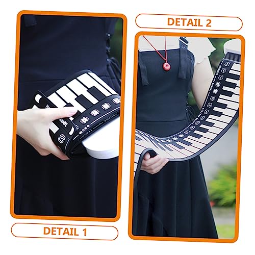 TOYANDONA oud instrument portable clavier electronique clef clave clé orgue électronique pliant piano pliant portatif piano numérique clavier de piano pliable claviers piano enroulable abdos - Les Beatles, Paul McCartney, John Lennon, RIngo Starr, George Harrison TOYANDONA oud instrument portable clavier electronique clef clave clé orgue électronique pliant piano pliant portatif piano numérique clavier de piano pliable claviers piano enroulable abdos – Image 8