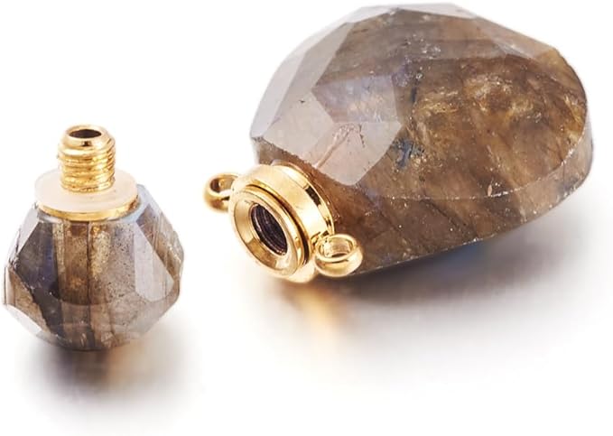 Difusor de Aromas Eléctrico de Piedra Labradorita Natural miniatura 7