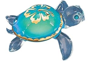 Intricate and Captivating Glass Baron Aloha Sea Turtle Figurines