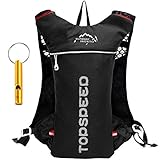 HINATAA Mochila ligera para chaleco de hidratación, 5 l, 250 g, para correr, para senderismo, ciclismo, camping, escalada (negro)