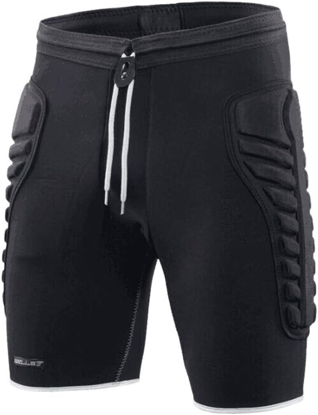 TUOYR Men's Padded Compression Shorts Hip Buttocks Padded Cycling Shorts Men Protector for Riding Cycle Baseball Football Soccer Hockey Rugby