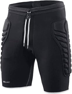 TUOYR Men's Padded Compression Shorts Hip Buttocks Padded Cycling Shorts Men Protector for Riding Cycle Baseball Football Soccer Hockey Rugby