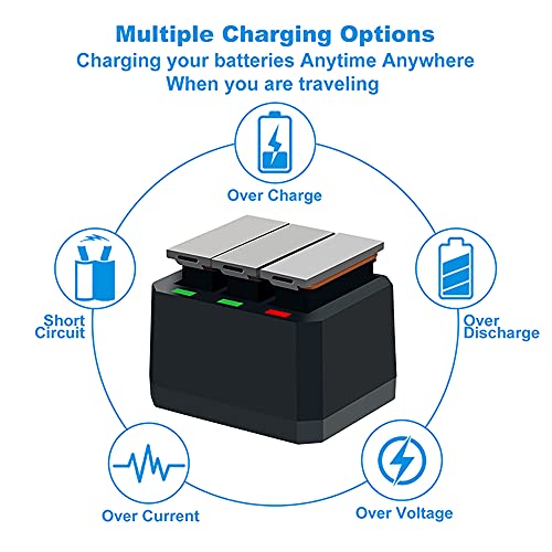 XITAIAN 2 PCS Batteria di Ricambio per DJI Osmo