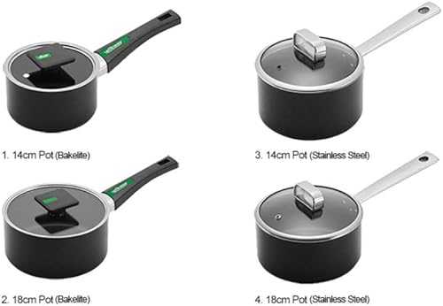 Miniatura 7 de Silkway - Sartén antiadherente para salsa (7.1 in, acero inoxidable)
