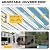 UPHYB Louvered Pergola 10x12ft, Adjustable Aluminum Pergola with Waterproof Curtains and Nets, Sun & Rain Shade for Patio, Modern DIY Outdoor Living Upgrade, White