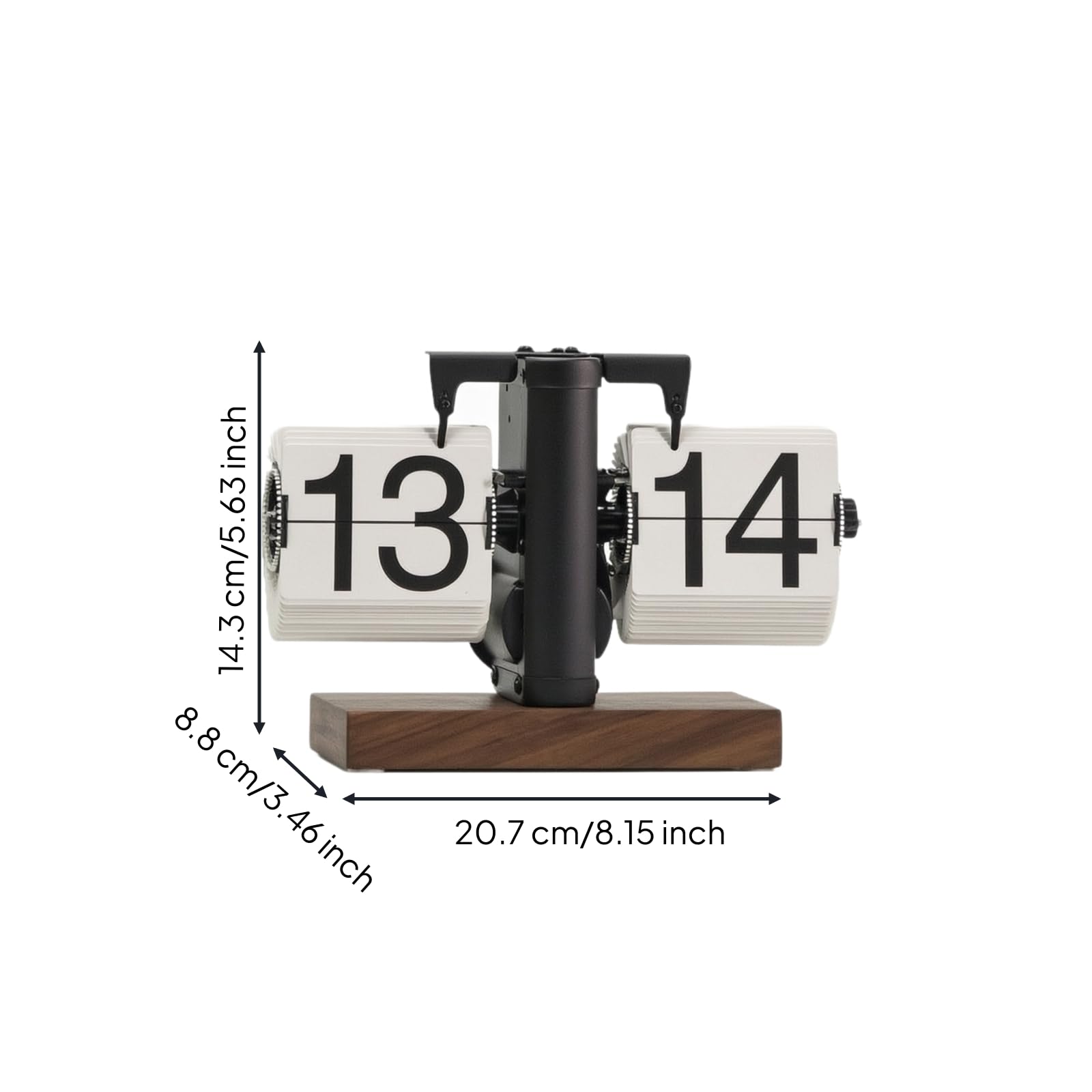 Colcolo Analog Klappzahlenuhr, Style to 1