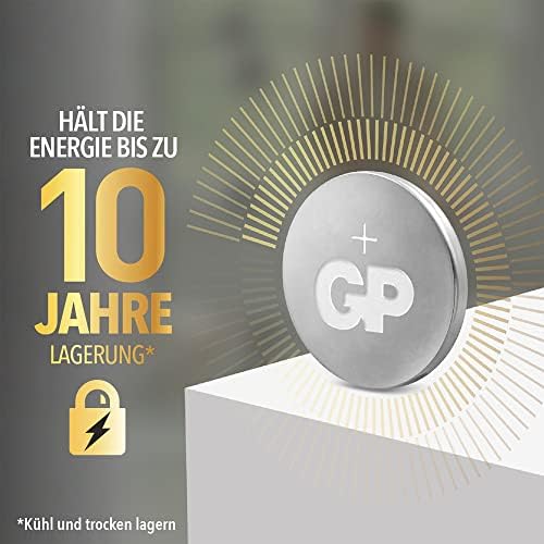 GP Batteries CR1632 1632 Boy Lityum Düğme Pil, 3 Volt, 10 Adet, Gri - Görsel 6