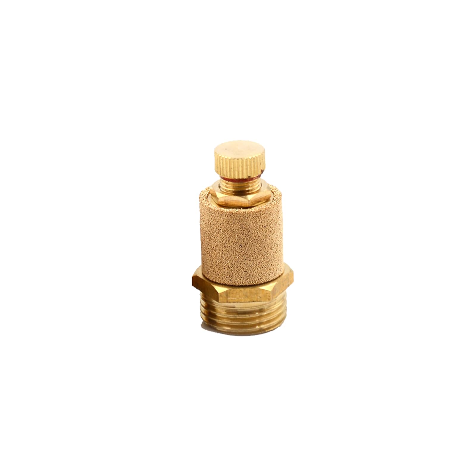 Silenziatore di scarico in bronzo sinterizzato filettatura maschio 1/8″ per cilindri valvole